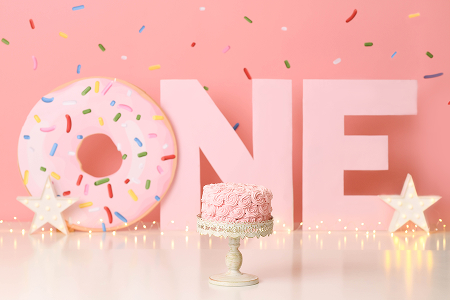 doughnut 1st birthday theme